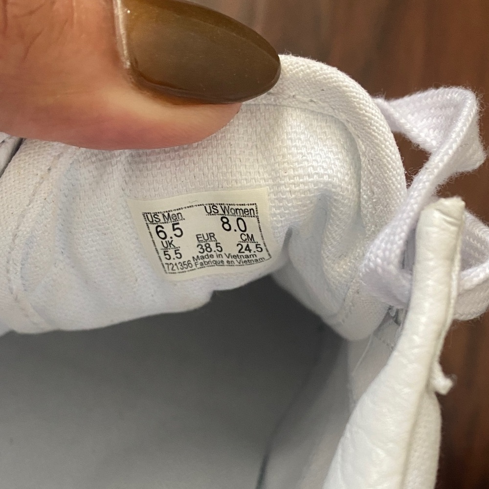Vans All-White Low-Top Sneakers - Picture 10 of 11